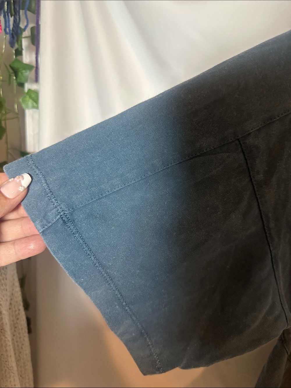FP Movement by Free People Blue Washed Henley Top - Picture 4 of 8